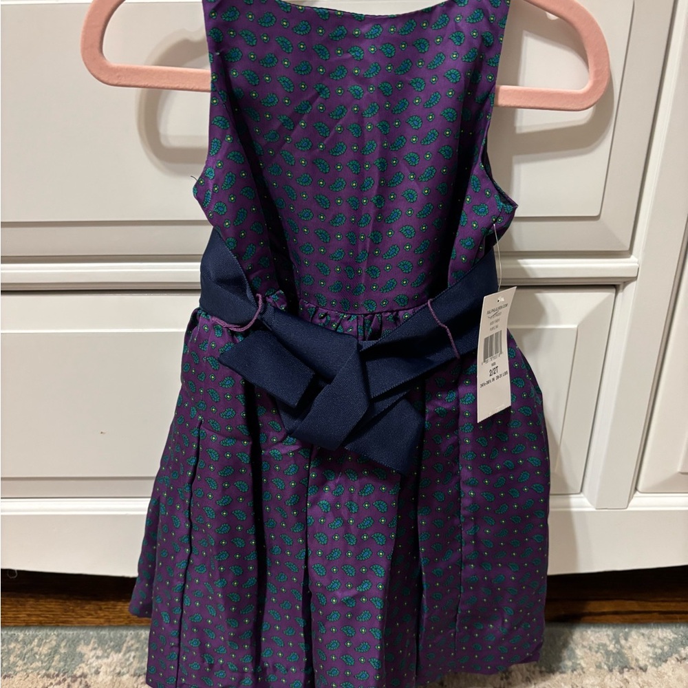 Ralph Lauren Purple and Blue Kids Dress